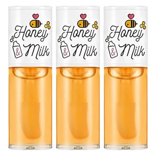 A'pieu 蜂蜜牛奶護唇油, 蜂蜜牛奶, 5g, 3支