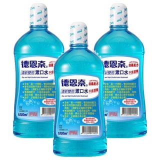 Day and Night 德恩奈 清新雙效漱口水 含氟, 1L, 3瓶