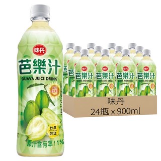味丹 芭樂汁, 900ml, 24瓶
