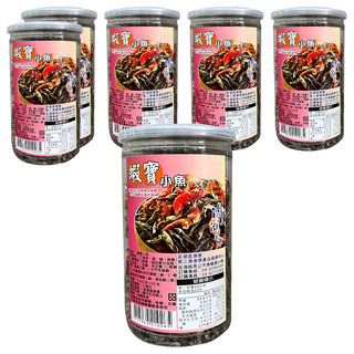澎湖區漁會 澎湖之味 蝦寶小魚, 6瓶, 210g