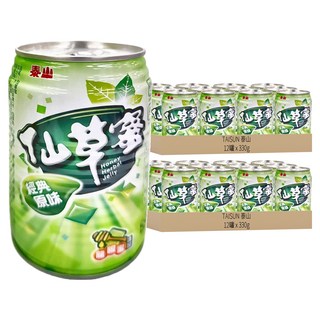 泰山 仙草蜜禮盒 經典原味 龍眼蜜添加, 330g, 24罐