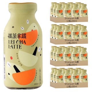 Shianyuan 仙園 擂茶拿鐵, 200ml, 48瓶