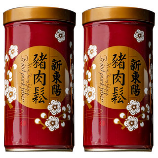 新東陽 豬肉鬆，口感細緻，無添加防腐劑，鬆脆扎實，香氣四溢, 255g, 2罐