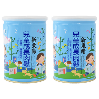 新東陽 兒童成長肉鬆, 添加鈣、果寡糖, 無添加防腐劑, 特選豬肉製成, 190g, 2罐