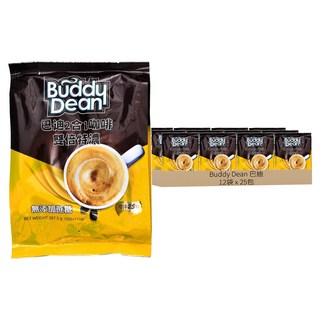 Buddy Dean 巴迪 二合一咖啡 雙倍特濃, 11.5g, 25包, 12袋
