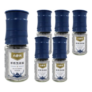 小磨坊 鮮磨黑胡椒 研磨式, 42g, 6瓶