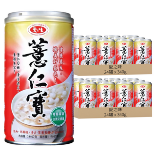 愛之味 薏仁寶, 340g, 48罐