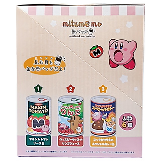 Nintendo 任天堂 卡比罐頭別針盒 可愛造型金屬收納盒 多款角色圖案 輕巧易攜帶 展現個人品味, 1盒