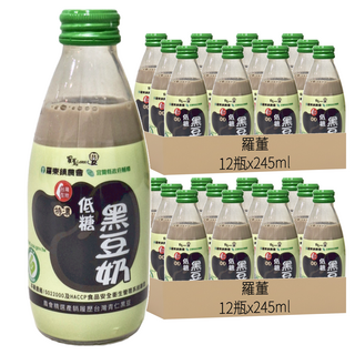 羅董特濃低糖黑豆奶 245ml, 24瓶