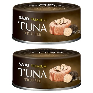 SAJO 黃鰭鮪魚罐 (100g/罐) - 罐頭食品 即食鮪魚 松露風味, 2罐