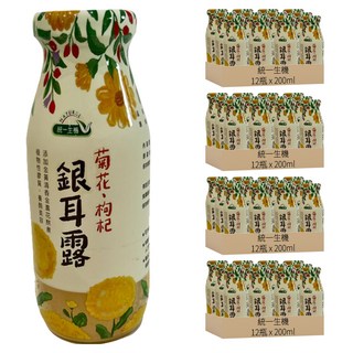 統一生機 菊花枸杞銀耳露, 200ml, 48瓶