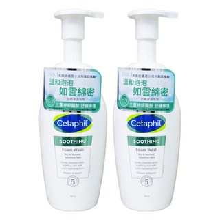 Cetaphil 舒特膚 舒新洗面泡泡 如雲綿密 三重神經醯胺舒緩修復, 200ml, 2瓶