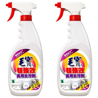 毛寶超強效萬用去污劑 清新柚子果香 高效去污 適用範圍廣, 500g, 2瓶