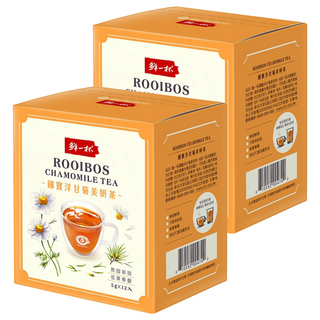 鮮一杯 國寶洋甘菊美妍茶 Set, 清香甘甜, 零卡路里, 舒緩助眠, 5g, 12包, 2盒