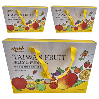 吃果籽 果真幸福果凍布丁禮盒，含芒果和荔枝口味，6入, 780g, 3盒