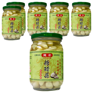 龍宏 糖醋蒜, 380g, 6罐