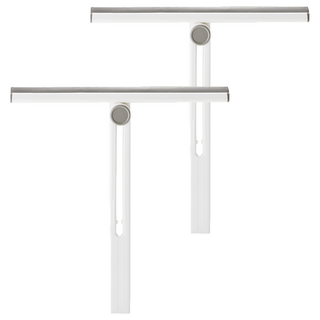 COGIT 360度磁吸旋轉耐用刮水刷, 2個, 白色