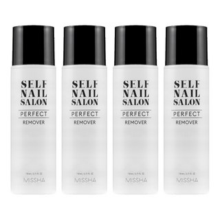 MISSHA 完美沙龍卸甲液 110ml 溫和卸甲 滋潤保濕 台灣公司貨, 4個