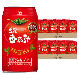 統一 蕃茄汁, 340ml, 48罐