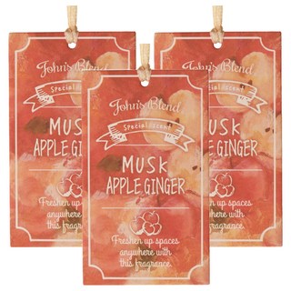John's Blend 香氛片 麝香蘋果薑,3個