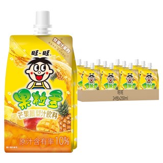 旺旺 果粒多 芒果鳳梨口味, 250ml, 24包
