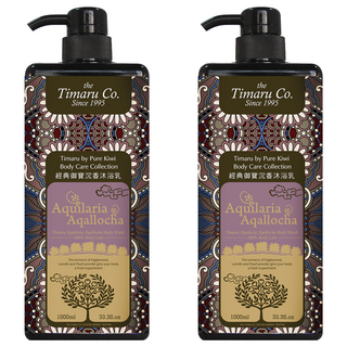 TIMARU 堤瑪露 經典御寶沉香沐浴露 沉穩木質香調, 2個, 1L