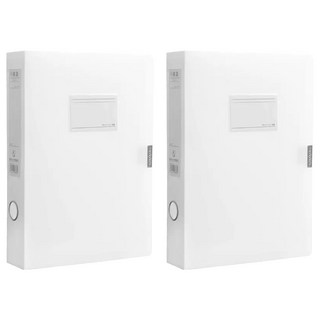 保單收納資料夾 A4 厚度3.5cm, 白色, 2入