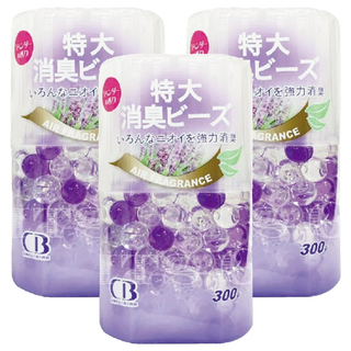 EMO CB 消臭珠珠, 特大薰衣草香, 300g, 3罐
