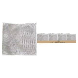 小麥購物 銀絲抹布 輕鬆去油不傷物 廚房清潔好幫手, G254, 30張, 20cm x 20cm