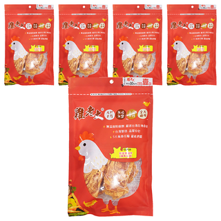 雞老大 犬用 超營養雞排 全犬適用 無鹽, 雞肉, 110g, 5包