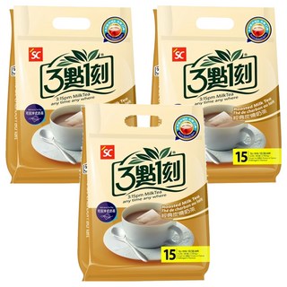 3點1刻 經典炭燒奶茶, 20g, 15包, 3袋
