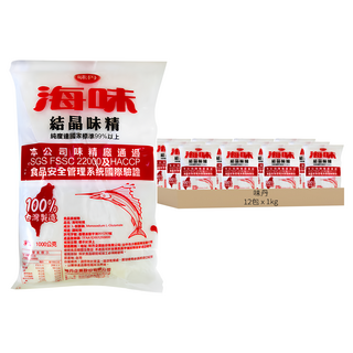 味丹 海味味素, 1kg, 12包