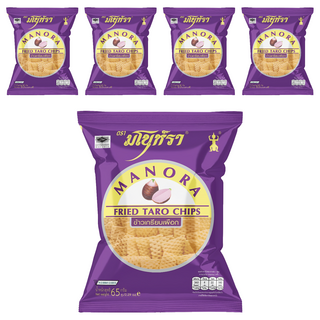 MANORA 瑪努拉 芋頭餅, 5個, 65g