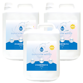 GUARDIAN WATER加電水/鹼性離子水, 4L, 3桶