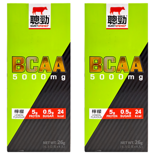RED COW 紅牛 聰勁即溶BCAA 5000mg 檸檬口味, 26g, 2盒