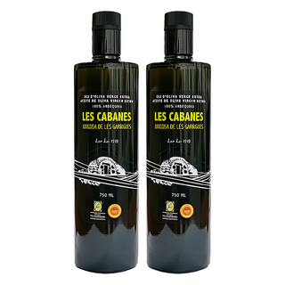 LES CABANES 卡邦那 特級冷壓初榨橄欖油 750ml 西班牙原裝瓶進口, 2瓶