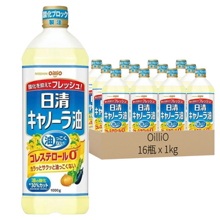 OilliO 油菜籽油, 1kg, 16瓶