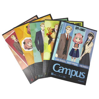 KOKUYO 國譽 Campus 點線A罫筆記本 B5, 間諜家家酒, 5本