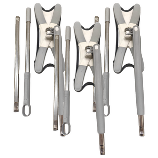 E.dot X 型免手洗旋擰乾溼兩用平板拖把 灰色, 36 x 14 x 桿長139cm, 3個