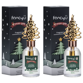 Fancy U 聖誕禮物香氛 Linen Musk 室內擴香瓶 200ml, 亞麻麝香, 2件