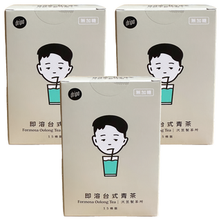 dripo 即溶無糖茶 台式青茶, 2.5g, 3個, 15個裝