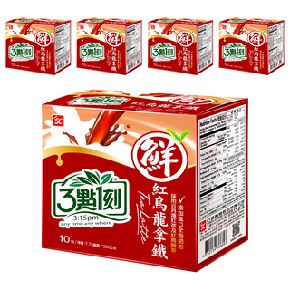 3點1刻 紅烏龍拿鐵, 22g, 10包, 5盒