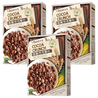 Vilson 米森 香酥可可脆片, 250g, 3盒