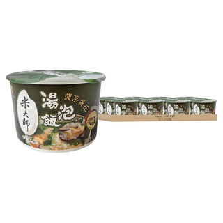 master mi 米大師 湯泡飯 菠菜蛋花, 129g, 12入