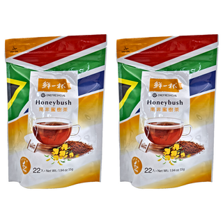 鮮一杯 南非蜜樹茶 無咖啡因 低單寧酸, 2.5g, 22包, 2袋