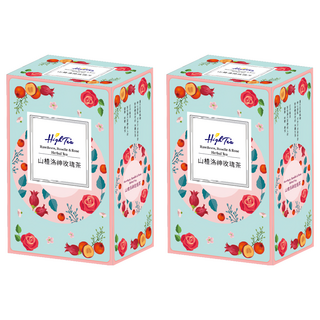 High Tea 伂橙 漢方系列 山楂洛神玫瑰茶, 5g, 8包, 2盒