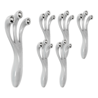 MOCODO 伴佳家滾珠臉部按摩爪 FP129 - 臉部按摩神器 輕鬆打造V臉, 6支, 灰色