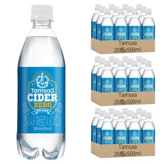 Tamsaa 零卡汽水, 500ml, 60瓶