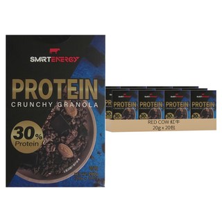 RED COW 紅牛 聰勁 蛋白穀脆粒, 30%蛋白質, 20g, 20包