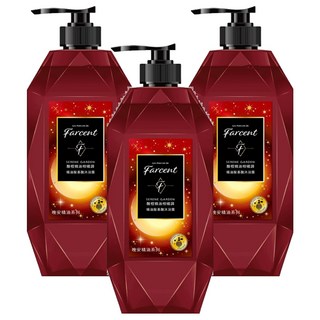 farcent 花仙子 香水精油胺基酸沐浴露 靜謐谷池, 780g, 3瓶